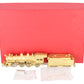 Key Imports HO Scale BRASS ATSF 4-4-2 Steam Locomotive & Tender -Unpainted VG/Box