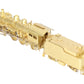 Key Imports HO Scale BRASS ATSF 4-4-2 Steam Locomotive & Tender -Unpainted VG/Box