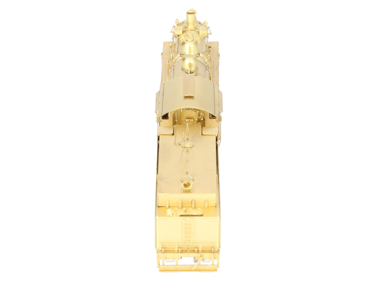 Key Imports HO Scale BRASS ATSF 4-4-2 Steam Locomotive & Tender -Unpainted VG/Box