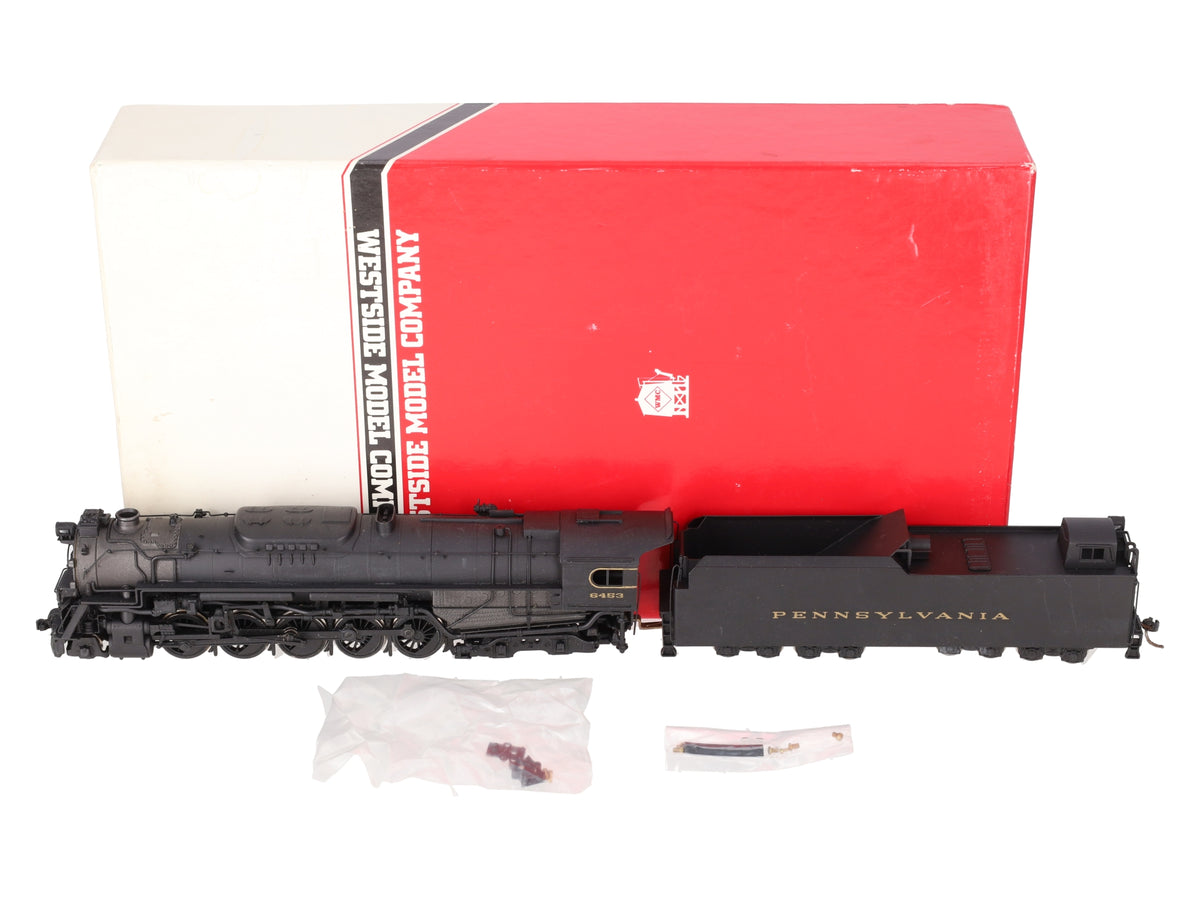 Westside Model Co. HO Scale BRASS J-1 2-10-4 Steam Locomotive & Tender- Painted/Box
