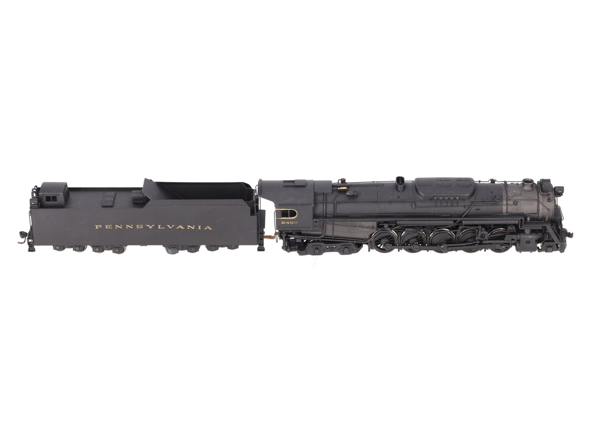Westside Model Co. HO Scale BRASS J-1 2-10-4 Steam Locomotive & Tender- Painted/Box