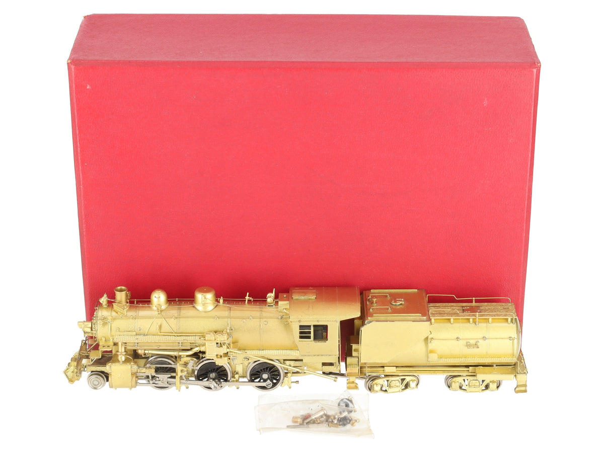 Key Imports HO Scale Brass M-21 Class 2-6-0 Mogul Steam Loco & Tender EX/Box