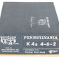 United Models BRASS HO PRR K4s 4-6-2 Steam Loco & Tender - Painted EX/Box