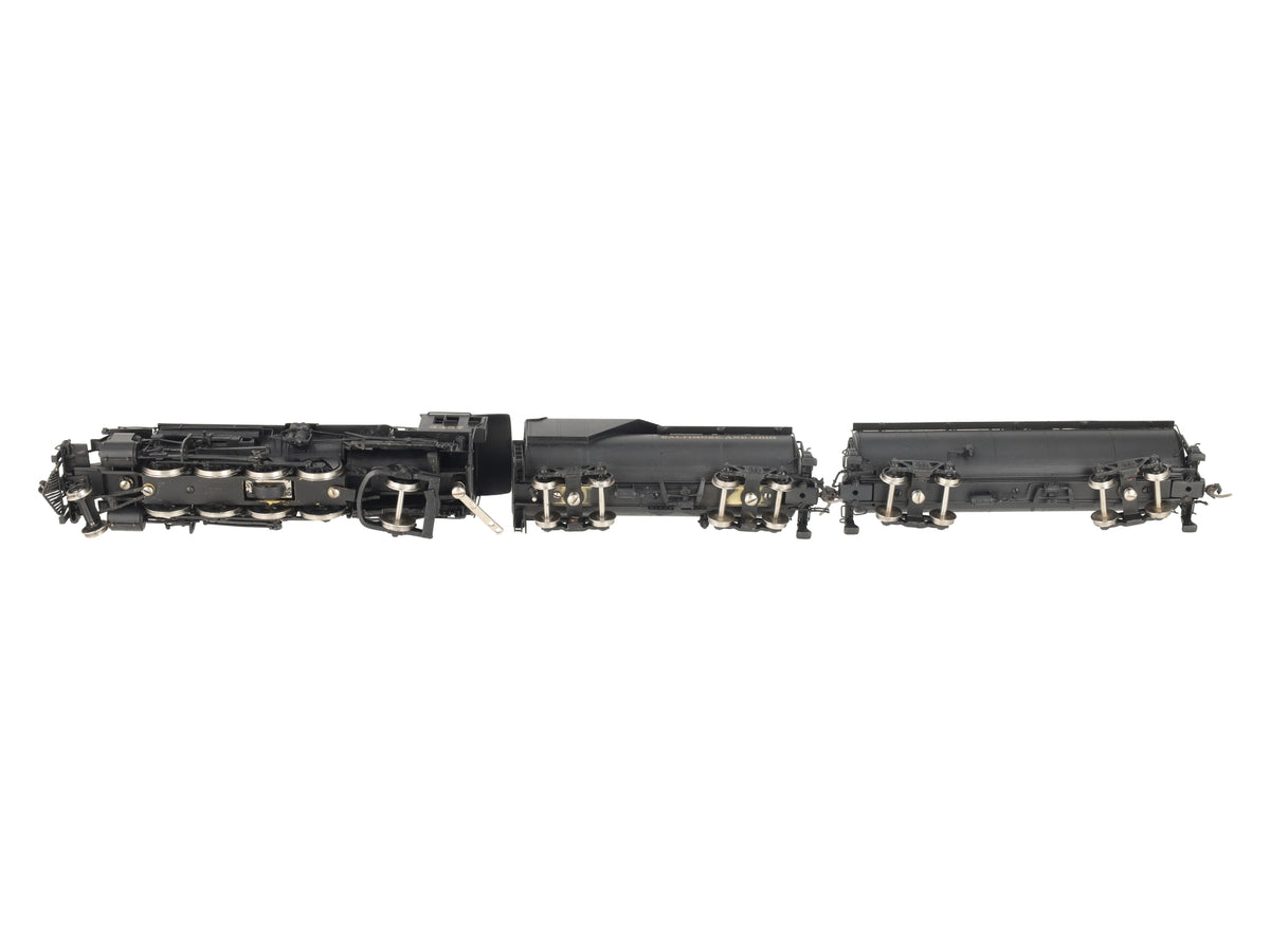 Westside HO BRASS B&O Q-4b 2-8-2 Mikado Steam Locomotive & Tender w/Aux Tender/Box