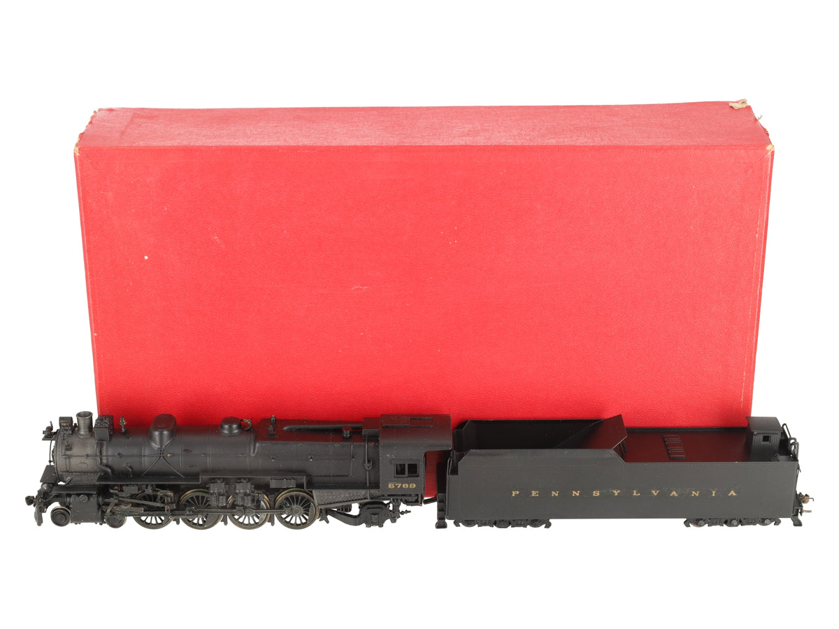 Westside Model Co. HO Brass PRR M-1a 4-8-2 Steam Locom & Tender - Painted/Box