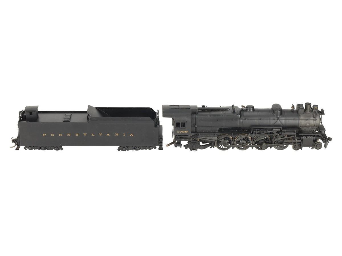 Westside Model Co. HO Brass PRR M-1a 4-8-2 Steam Locom & Tender - Painted/Box