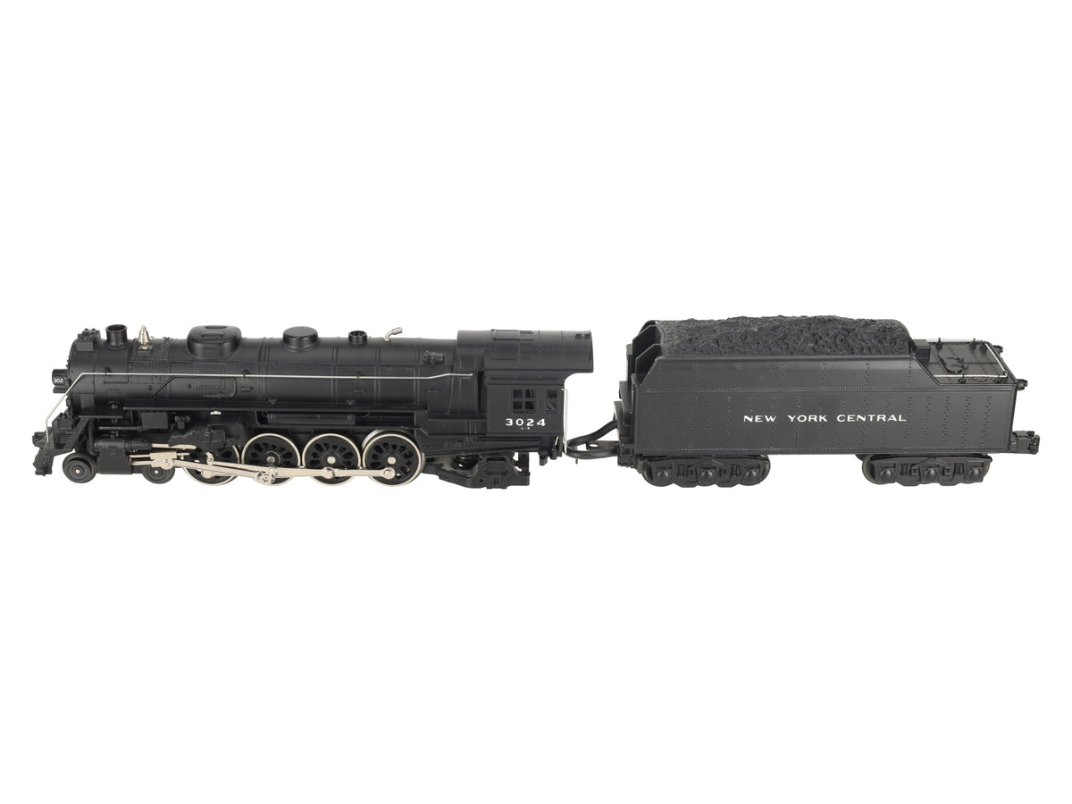 MTH 30-1165-1 O NYC 4-8-2 L3 Mohawk Steam Locomotive & Tender #3024 w/PS2 EX/Box