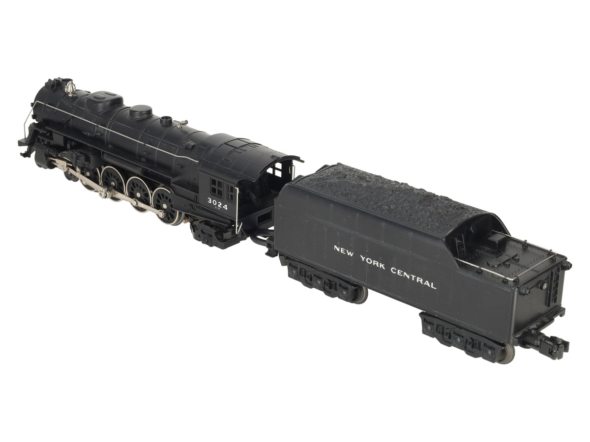 MTH 30-1165-1 O NYC 4-8-2 L3 Mohawk Steam Locomotive & Tender #3024 w/PS2 EX/Box