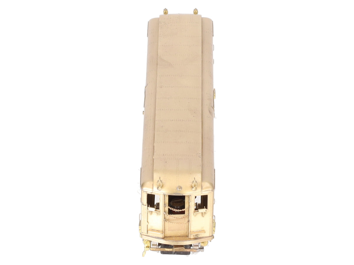 WP Car Corp. HO Scale BRASS Powered IRT Low V Subway Car- Unpainted VG/Box