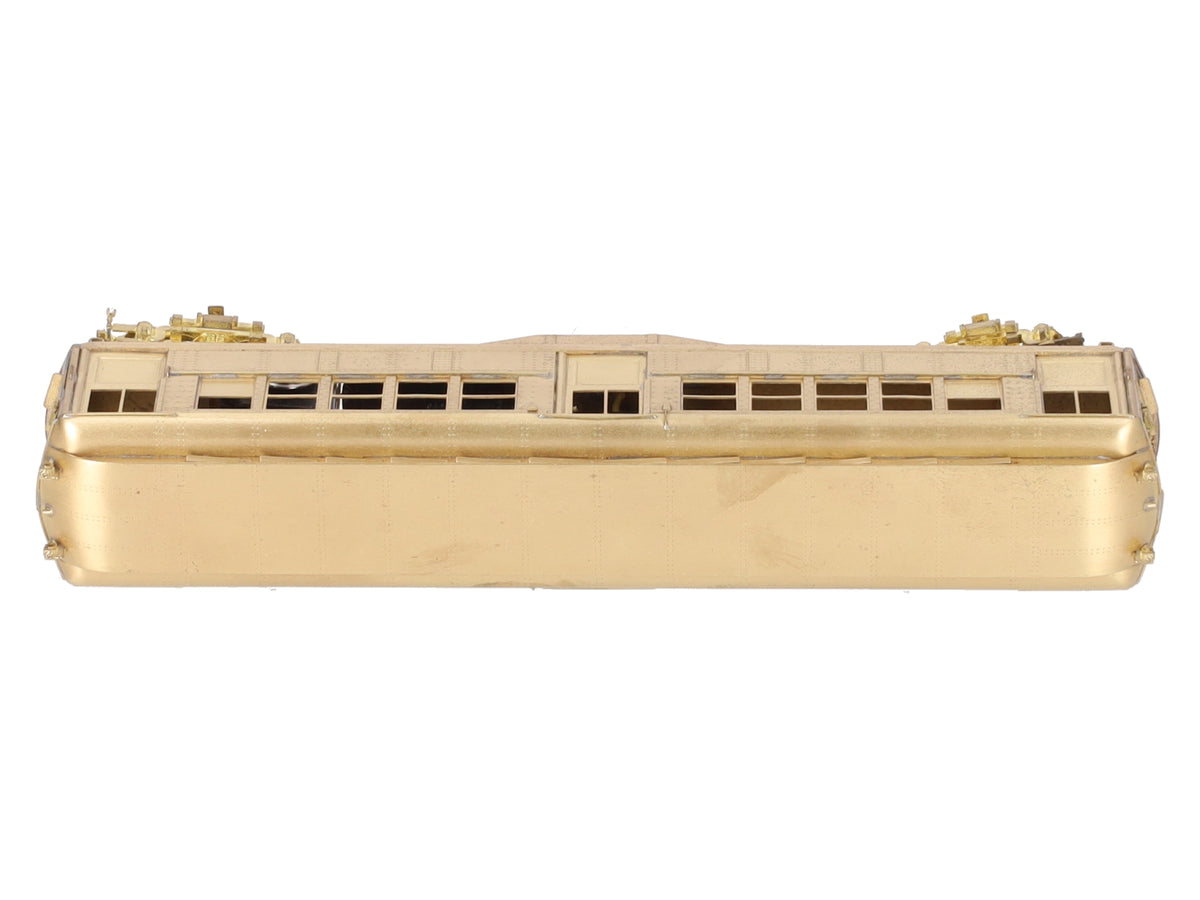 WP Car Corp. HO Scale BRASS Powered IRT Low V Subway Car- Unpainted VG/Box