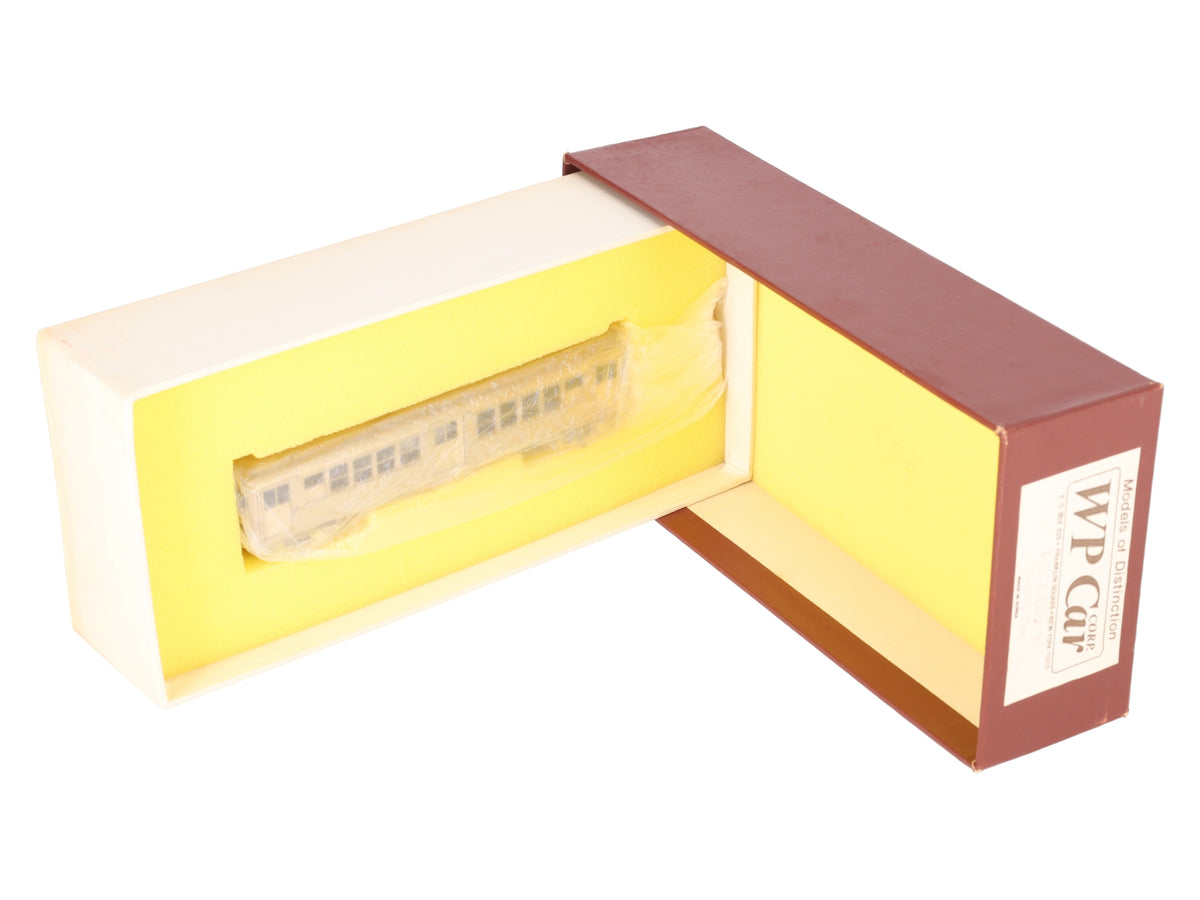 WP Car Corp. HO Scale BRASS Powered IRT Low V Subway Car- Unpainted VG/Box