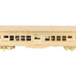 WP Car Corp. HO Scale BRASS Powered IRT Low V Subway Car- Unpainted VG/Box