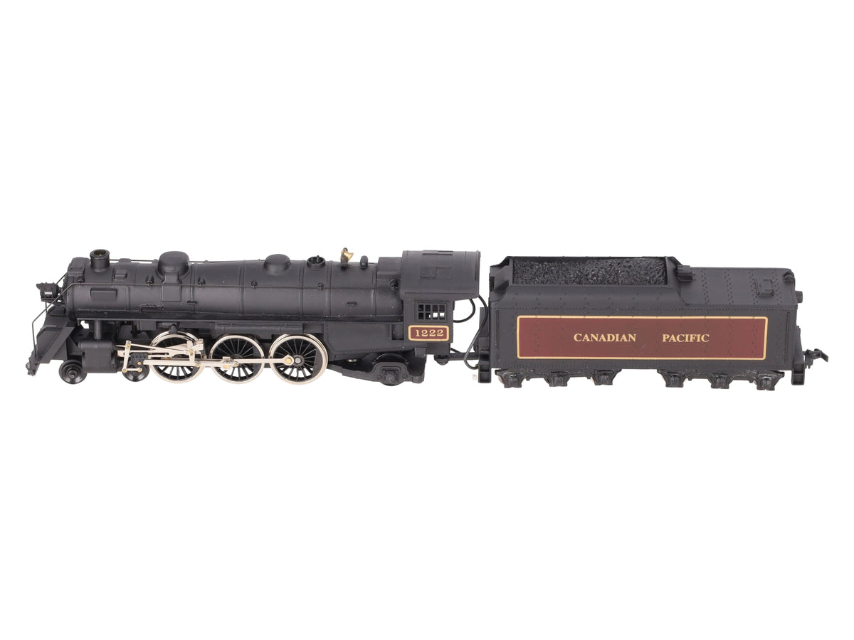 Mantua 349-080 HO Scale Canadian Pacific 4-6-2 Steam Locomotive & Tender #1222 EX/Box