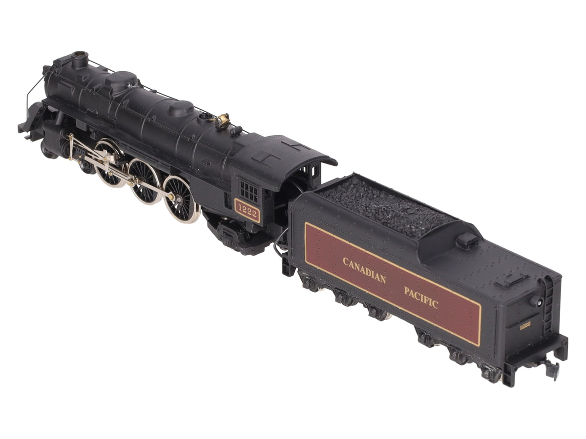 Mantua 349-080 HO Scale Canadian Pacific 4-6-2 Steam Locomotive & Tender #1222 EX/Box