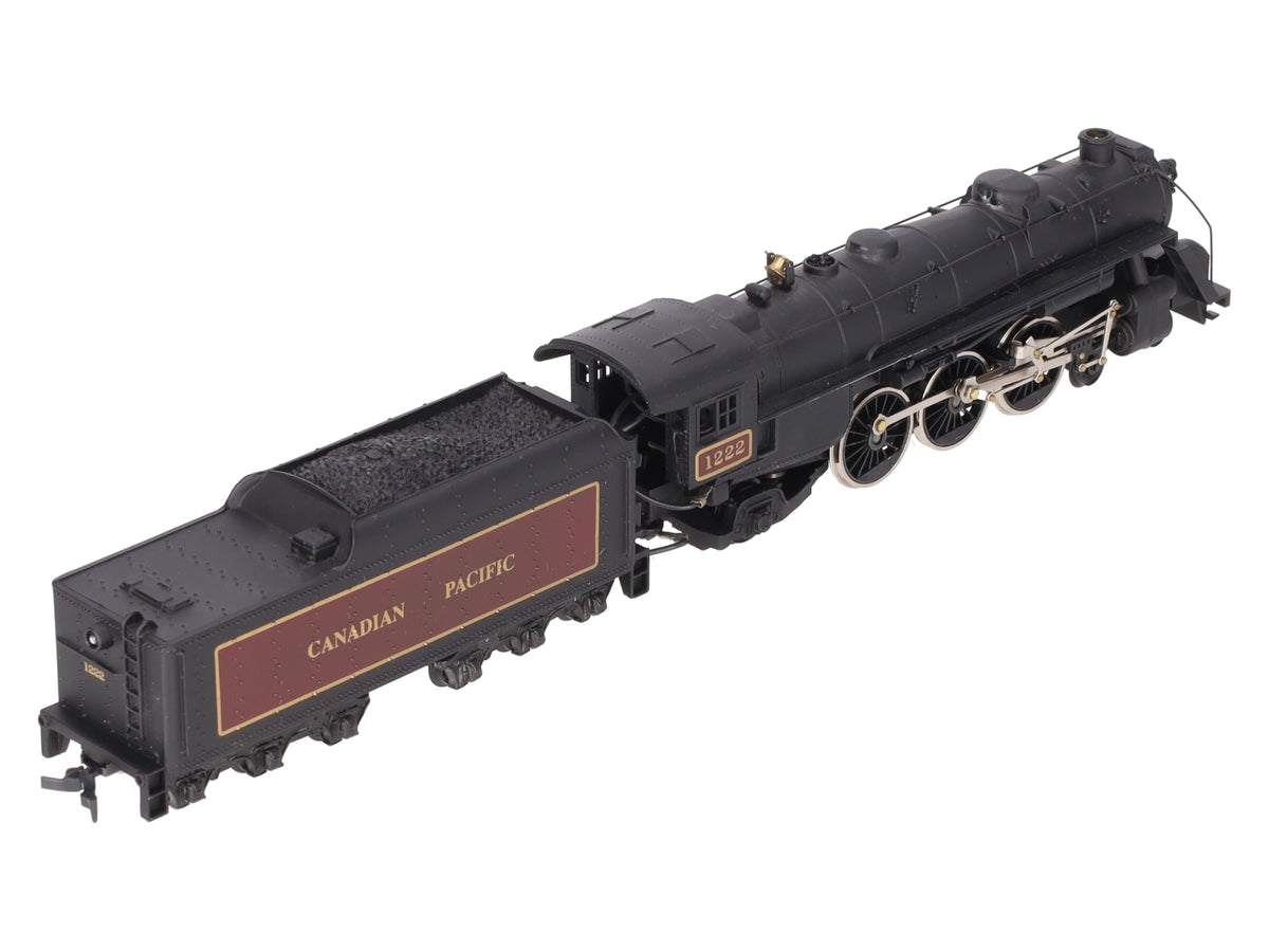 Mantua 349-080 HO Scale Canadian Pacific 4-6-2 Steam Locomotive & Tender #1222 EX/Box