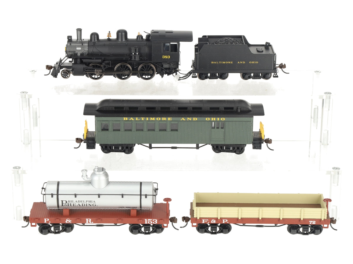 Bachmann 01502 HO Scale Blue Star E-Z App Controlled Electric Starter Train Set VG/Box