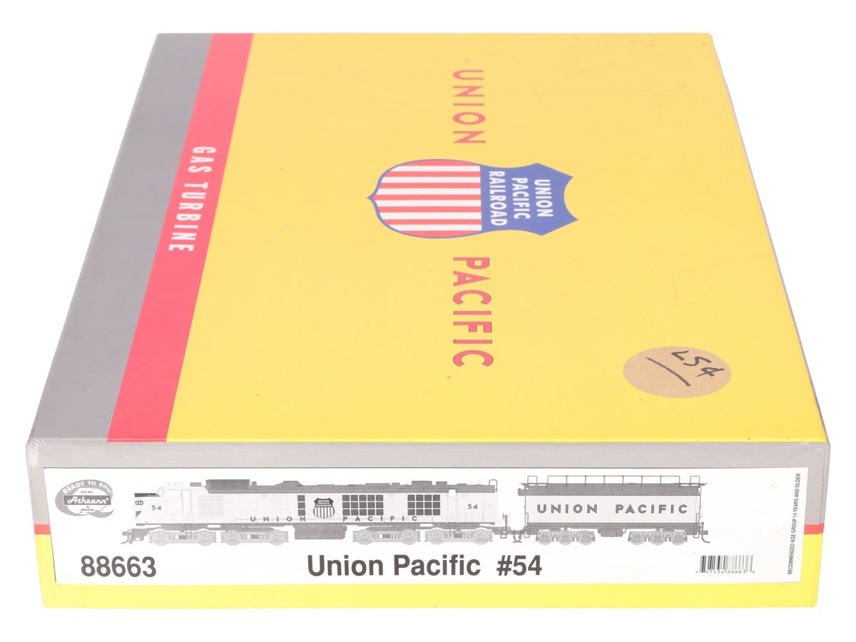 Athearn 88663 HO Scale Union Pacific Gas Turbine Diesel Locomotive & Tender #54 EX/Box