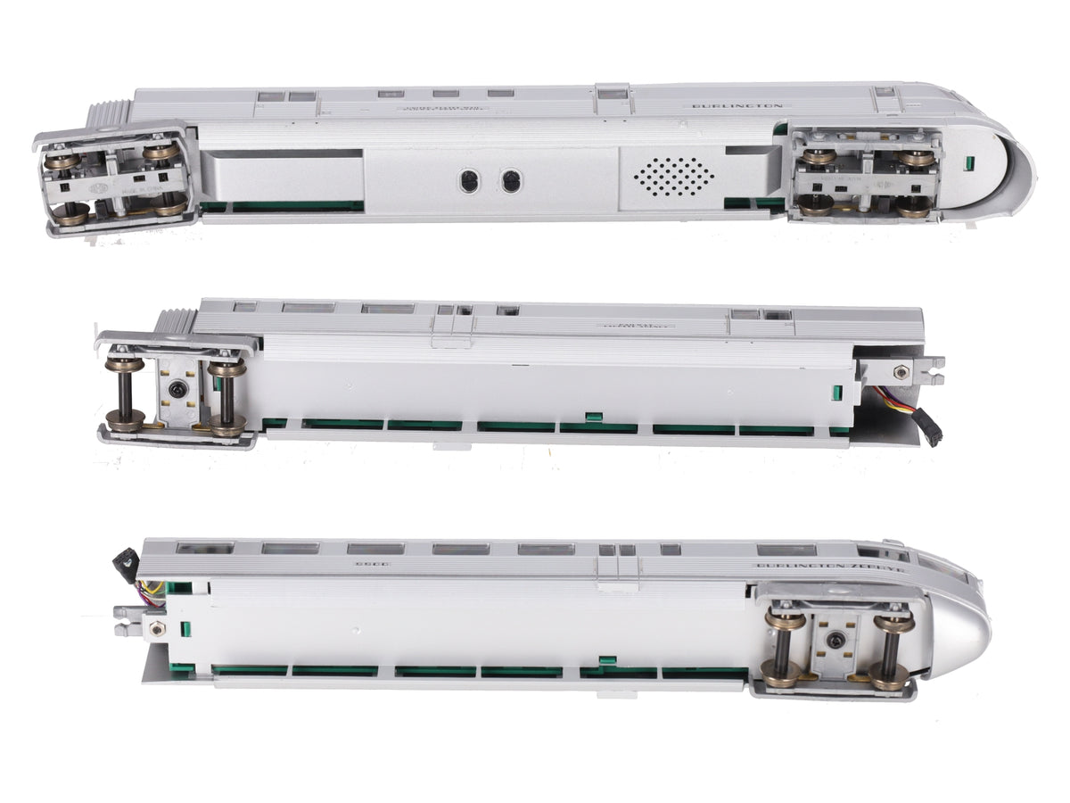 Con-Cor 001-8721 HO Burlington The Zephyr Streamline Motor Train Cars (Set of 3) EX/Box