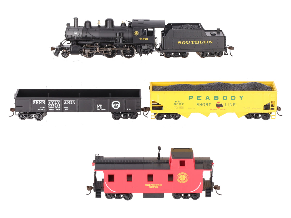 Bachmann 00825 HO Scale Southern Railway Echo Valley Express Steam Train Set EX