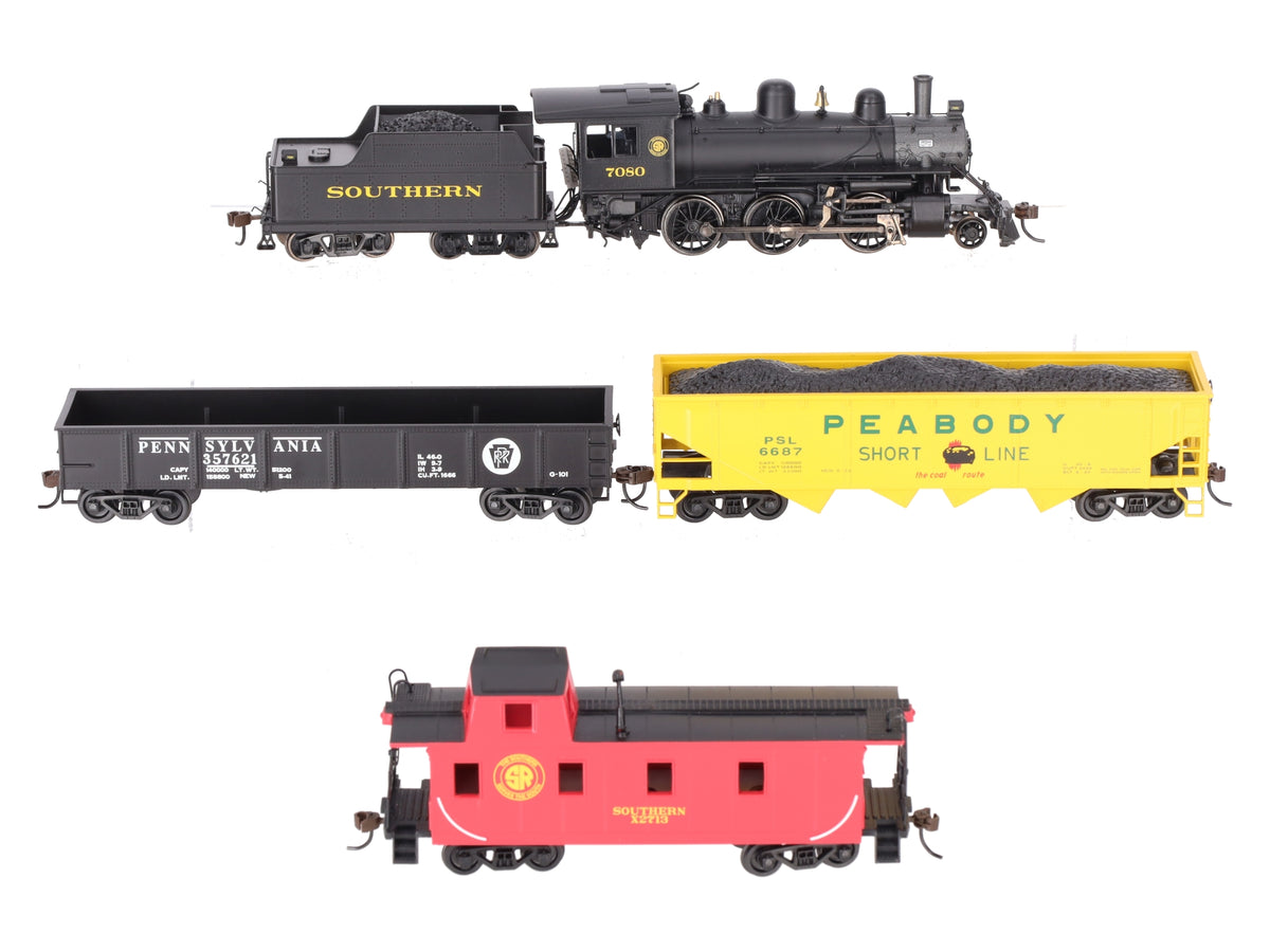 Bachmann 00825 HO Scale Southern Railway Echo Valley Express Steam Train Set EX