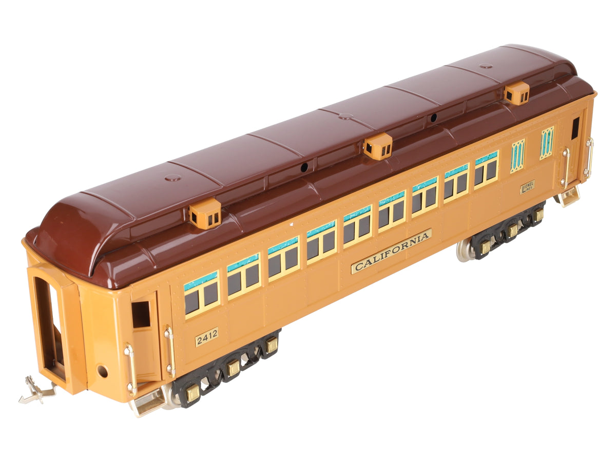 Lionel 6-13421 Standard Gauge California Passenger Car #2412 EX/Box