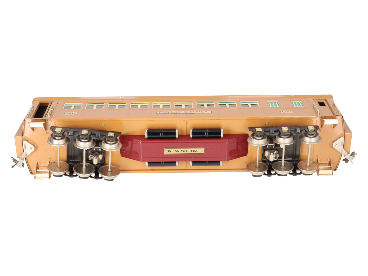 Lionel 6-13421 Standard Gauge California Passenger Car #2412 EX/Box