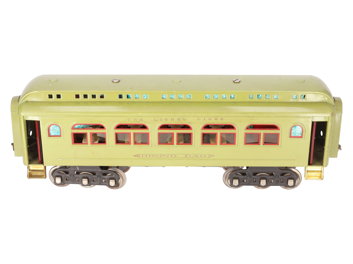 Lionel 431 Vintage Standard Lionel Lines Large Tinplate Dining Car/Box