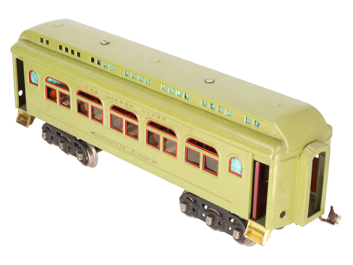 Lionel 431 Vintage Standard Lionel Lines Large Tinplate Dining Car/Box