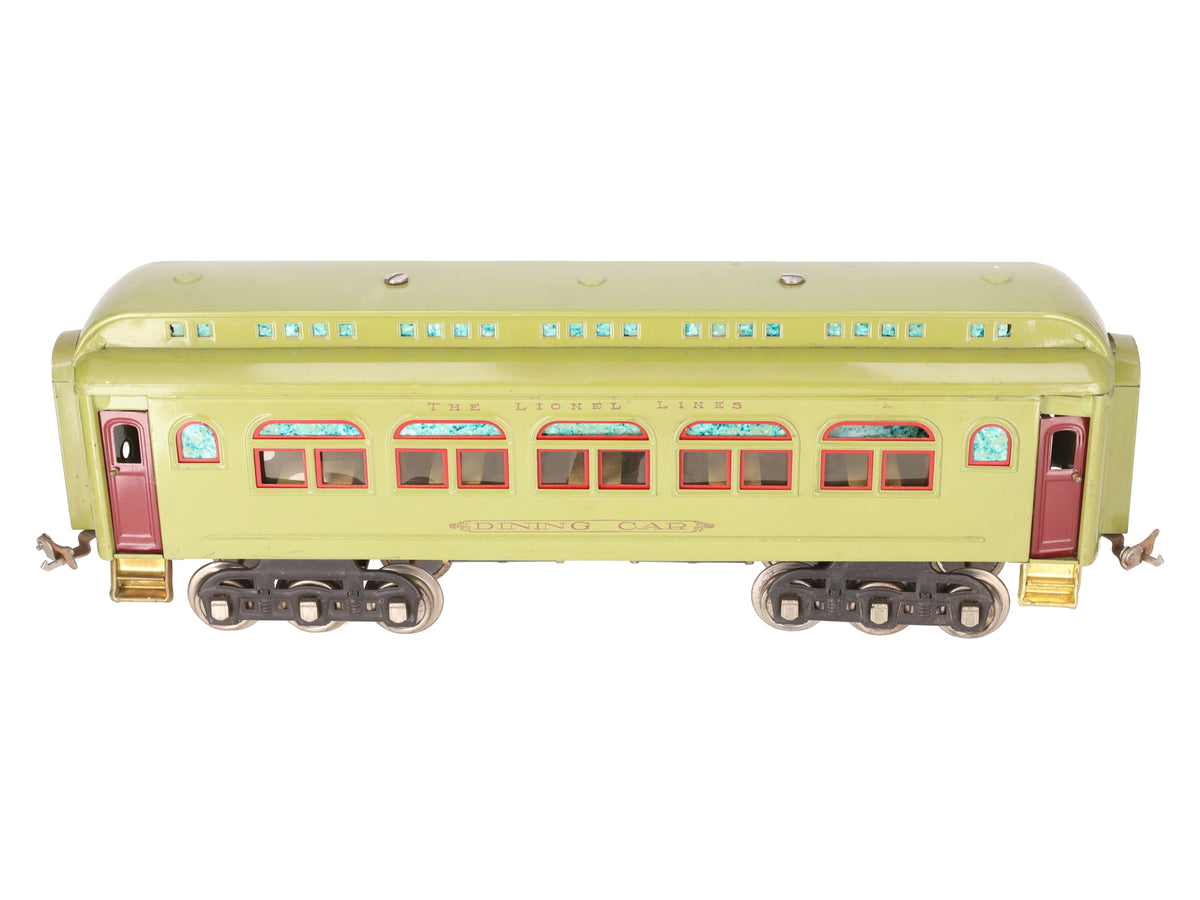 Lionel 431 Vintage Standard Lionel Lines Large Tinplate Dining Car/Box