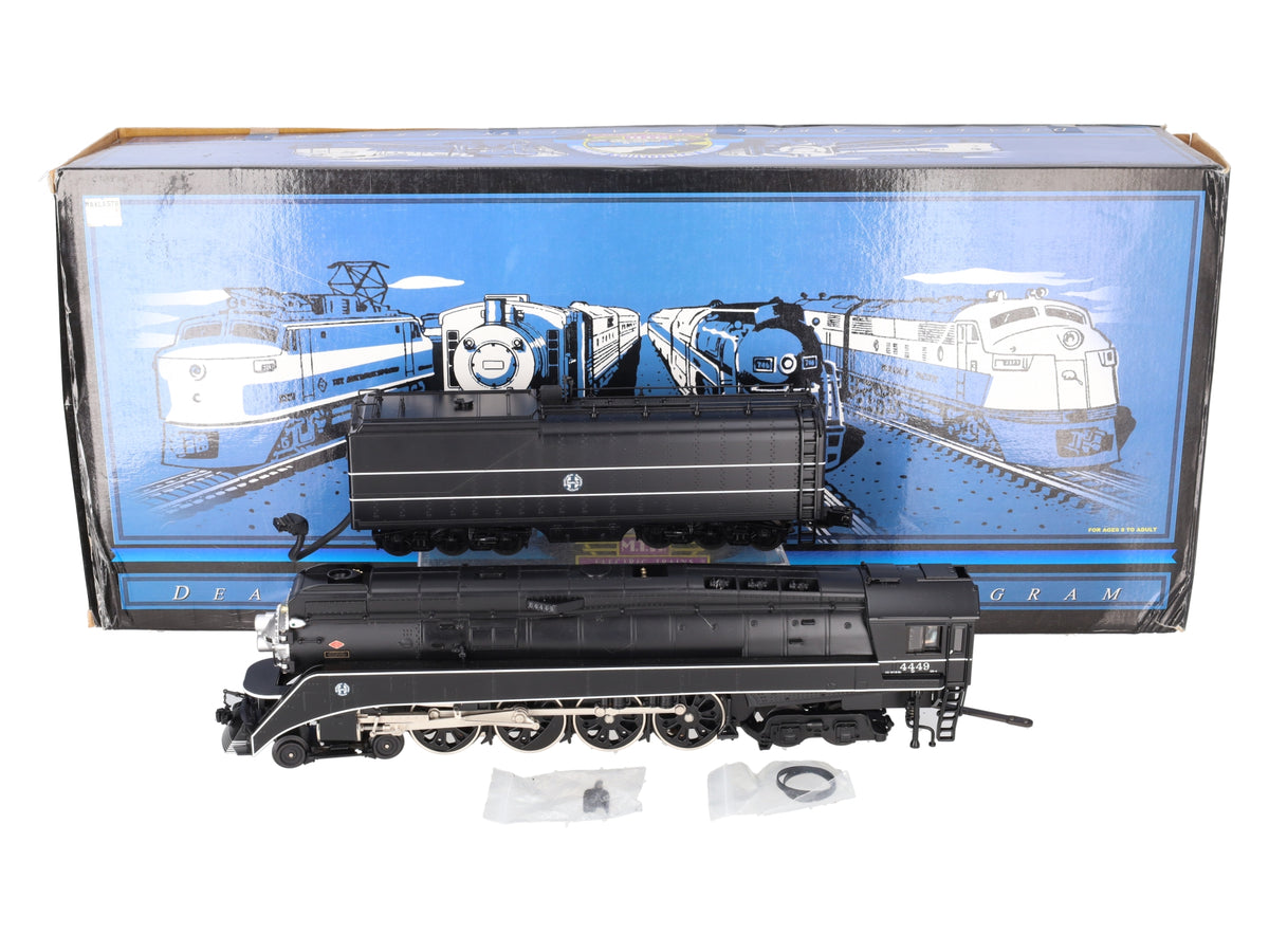 MTH 20-80003A O Gauge BNSF GS-4 Steam Locomotive & Tender w/PS2 #4449 LN/Box