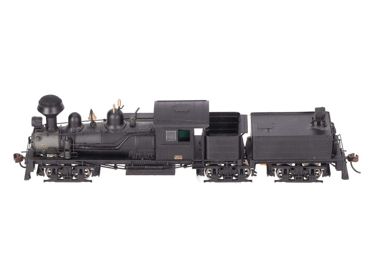 Bachmann 81902 HO Unlettered 80-Ton 3 Truck Shay & Steel Cab w/ DCC LN/Box