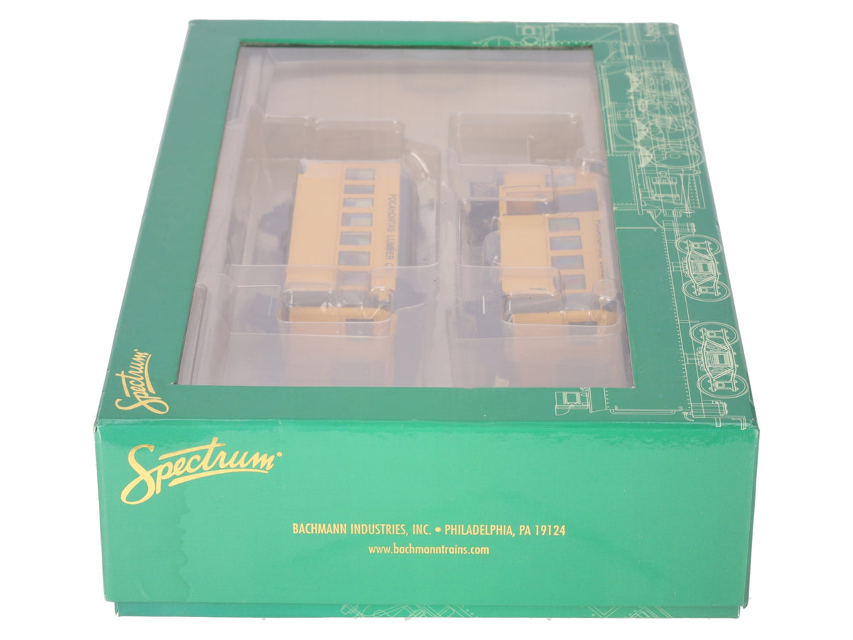 Bachmann 28460 On30 Pocahontas Lumber Co. Railbus & Trailer w/DCC EX/Box