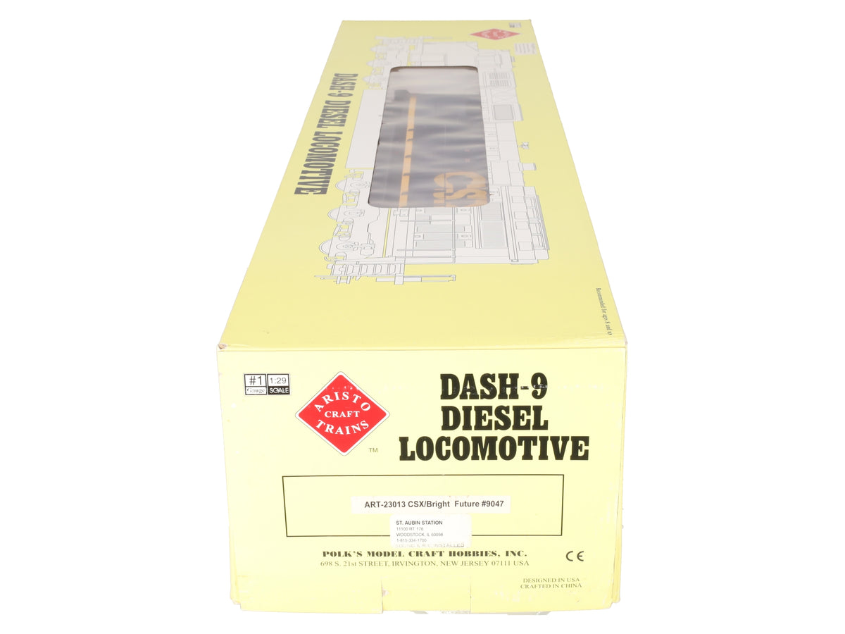 Aristo-Craft 23013 G CSX Dash-9 Diesel Locomotive #9047 EX/Box