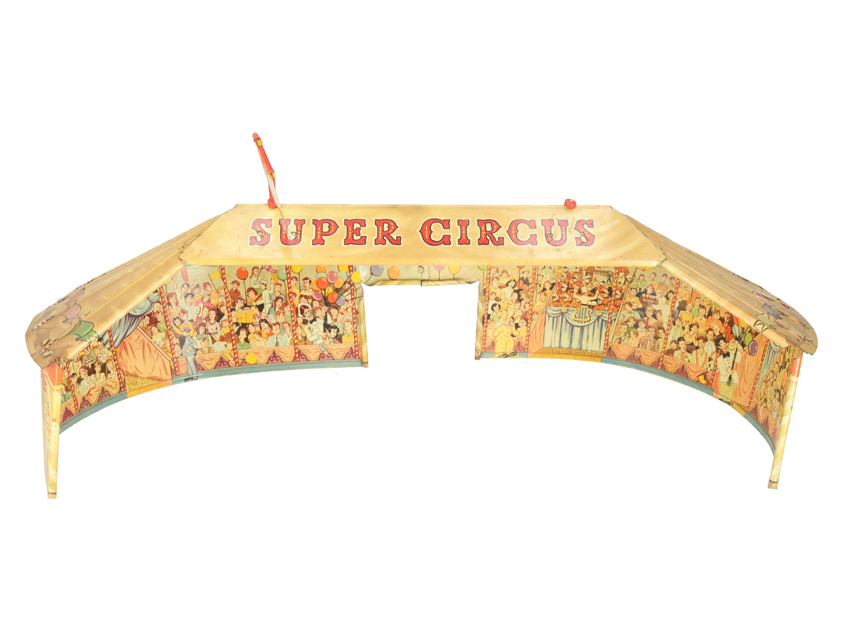Marx 4320 Vintage O Lithographed Super Circus Set - RARE VG