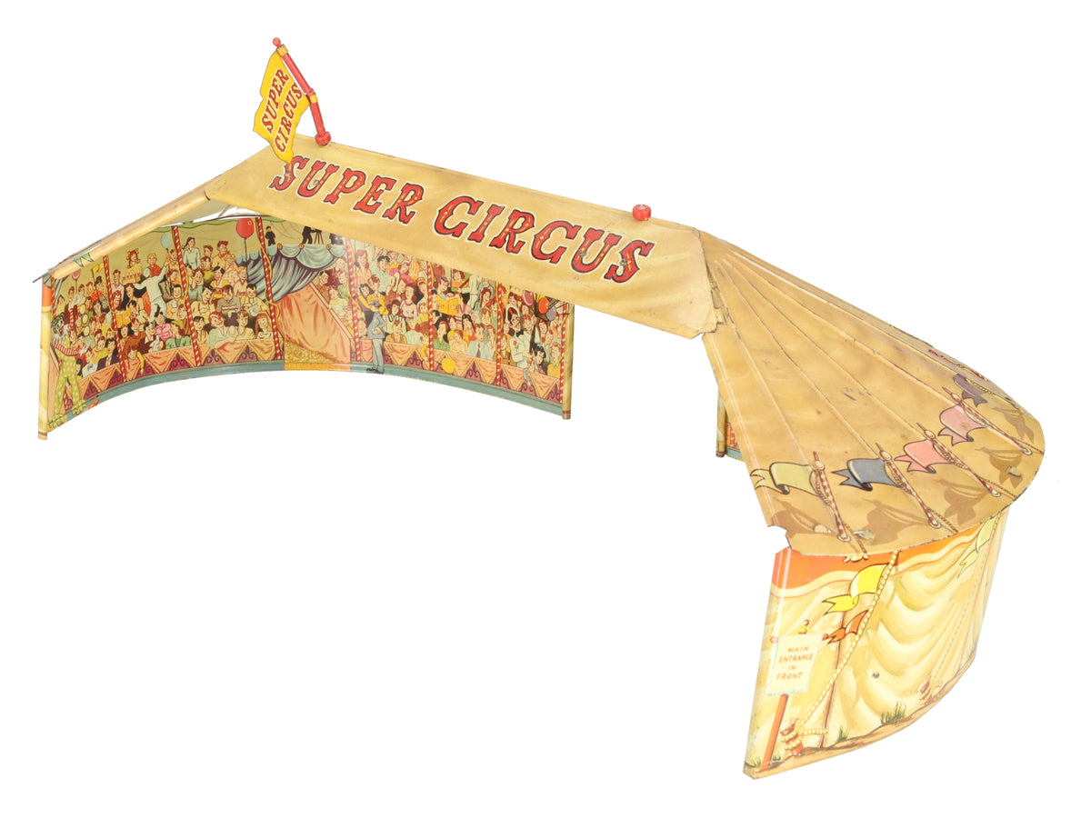 Marx 4320 Vintage O Lithographed Super Circus Set - RARE VG