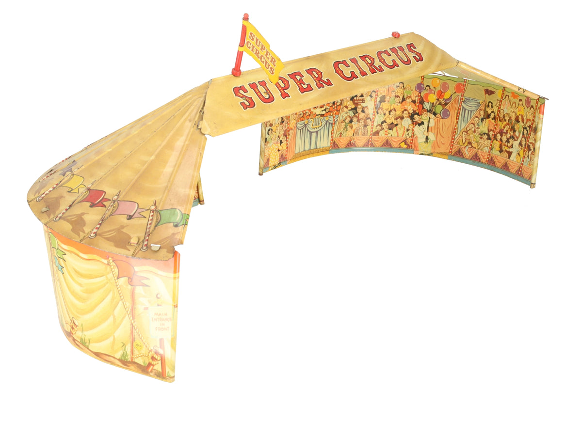 Marx 4320 Vintage O Lithographed Super Circus Set - RARE VG