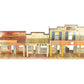 Marx Vintage O 1950's Roy Rogers Mineral City Western Town Litho Storefront Set