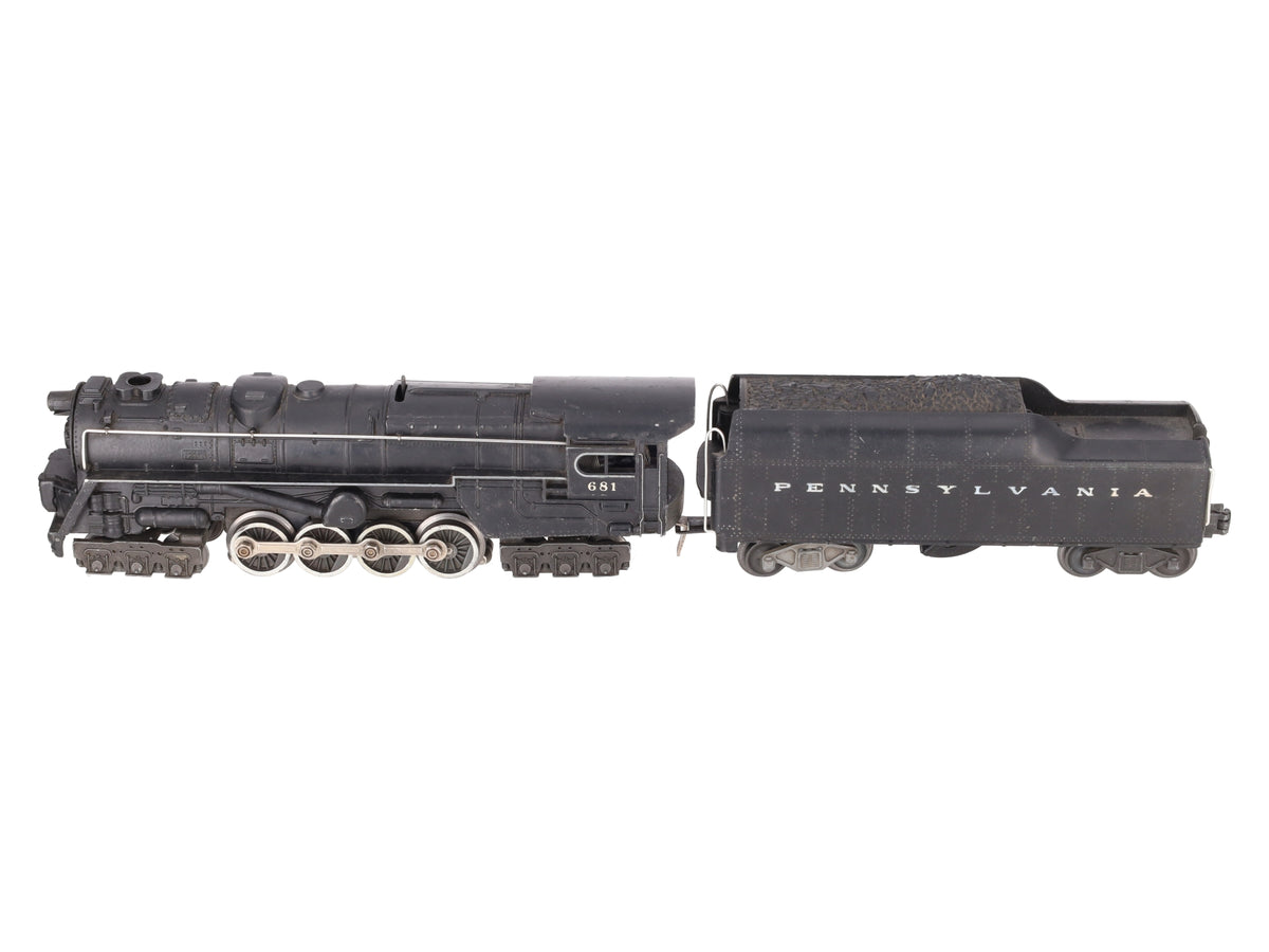 Lionel 681 Vintage O 6-8-6 Diecast S2 Steam Turbine Loco w/2046W-50 Tender