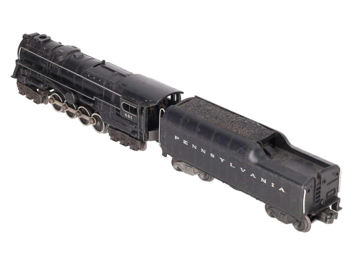 Lionel 681 Vintage O 6-8-6 Diecast S2 Steam Turbine Loco w/2046W-50 Tender