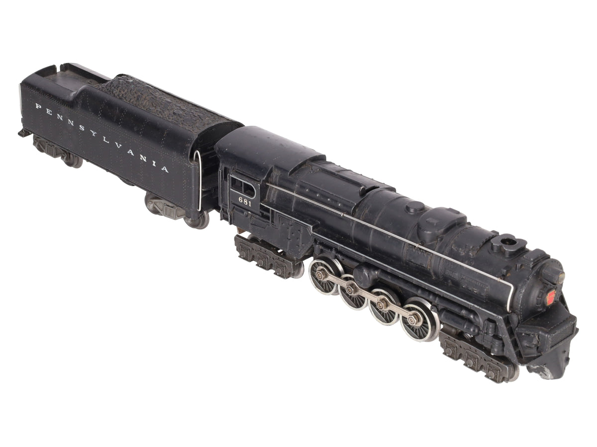 Lionel 681 Vintage O 6-8-6 Diecast S2 Steam Turbine Loco w/2046W-50 Tender