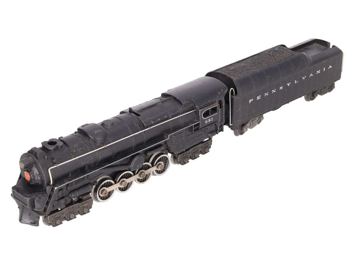 Lionel 681 Vintage O 6-8-6 Diecast S2 Steam Turbine Loco w/2046W-50 Tender