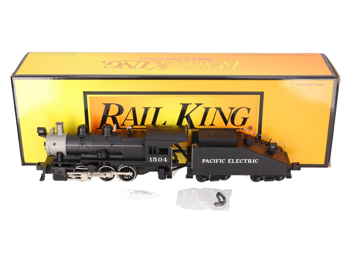 MTH 30-1206-1 Pacific Electric 0-6-0 B-6 Steam Switcher #1504 w/PS2 LN/Box