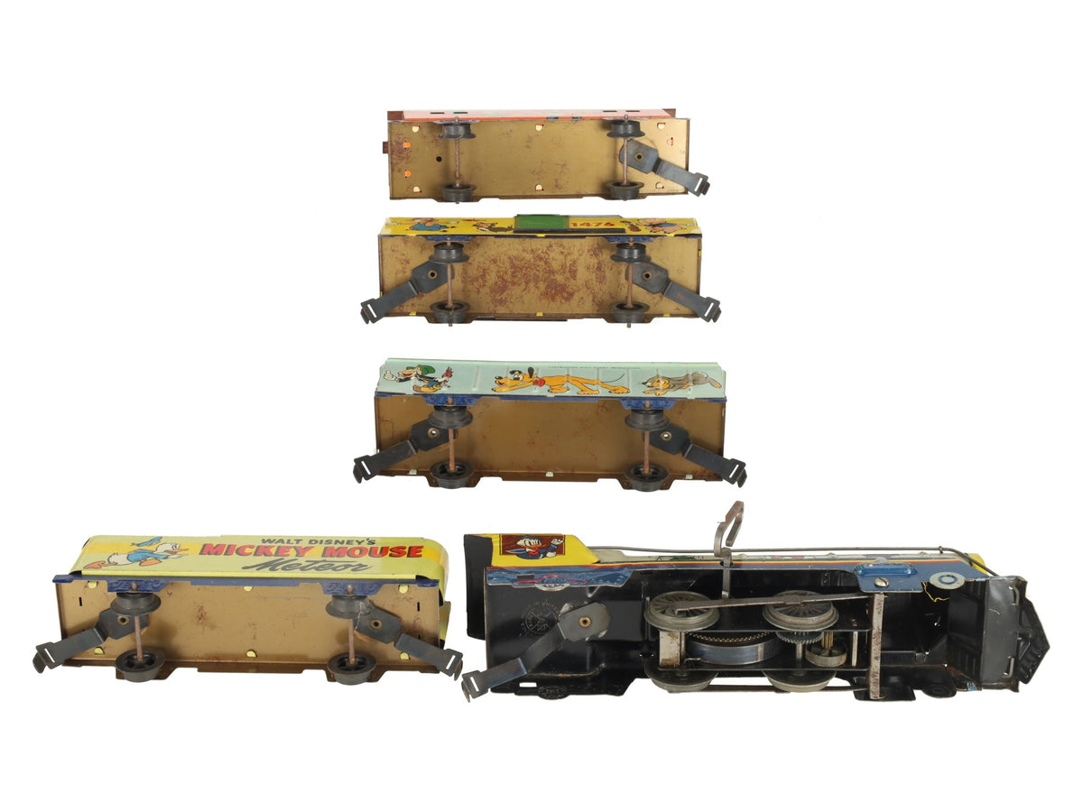 Marx Vintage O Prewar Wind-Up Disney Steam Freight Set VG