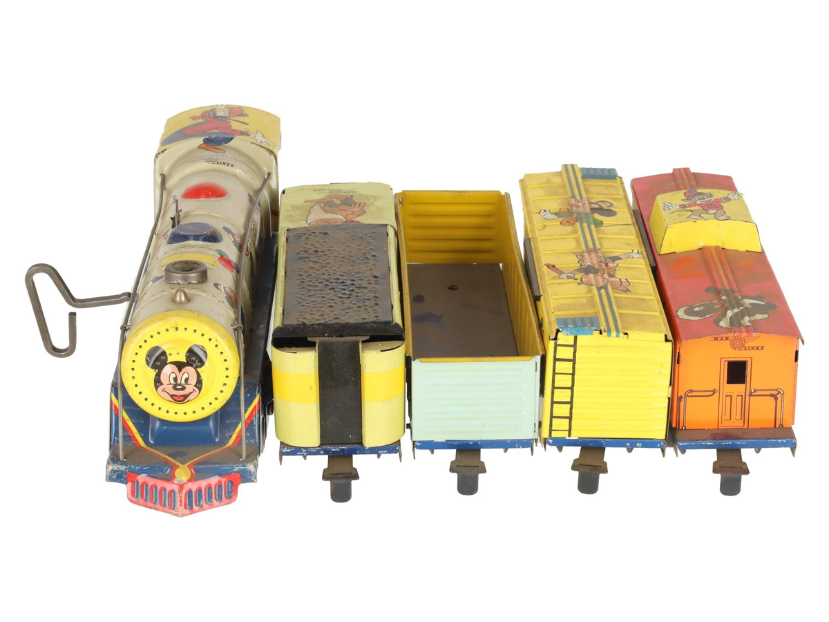 Marx Vintage O Prewar Wind-Up Disney Steam Freight Set VG