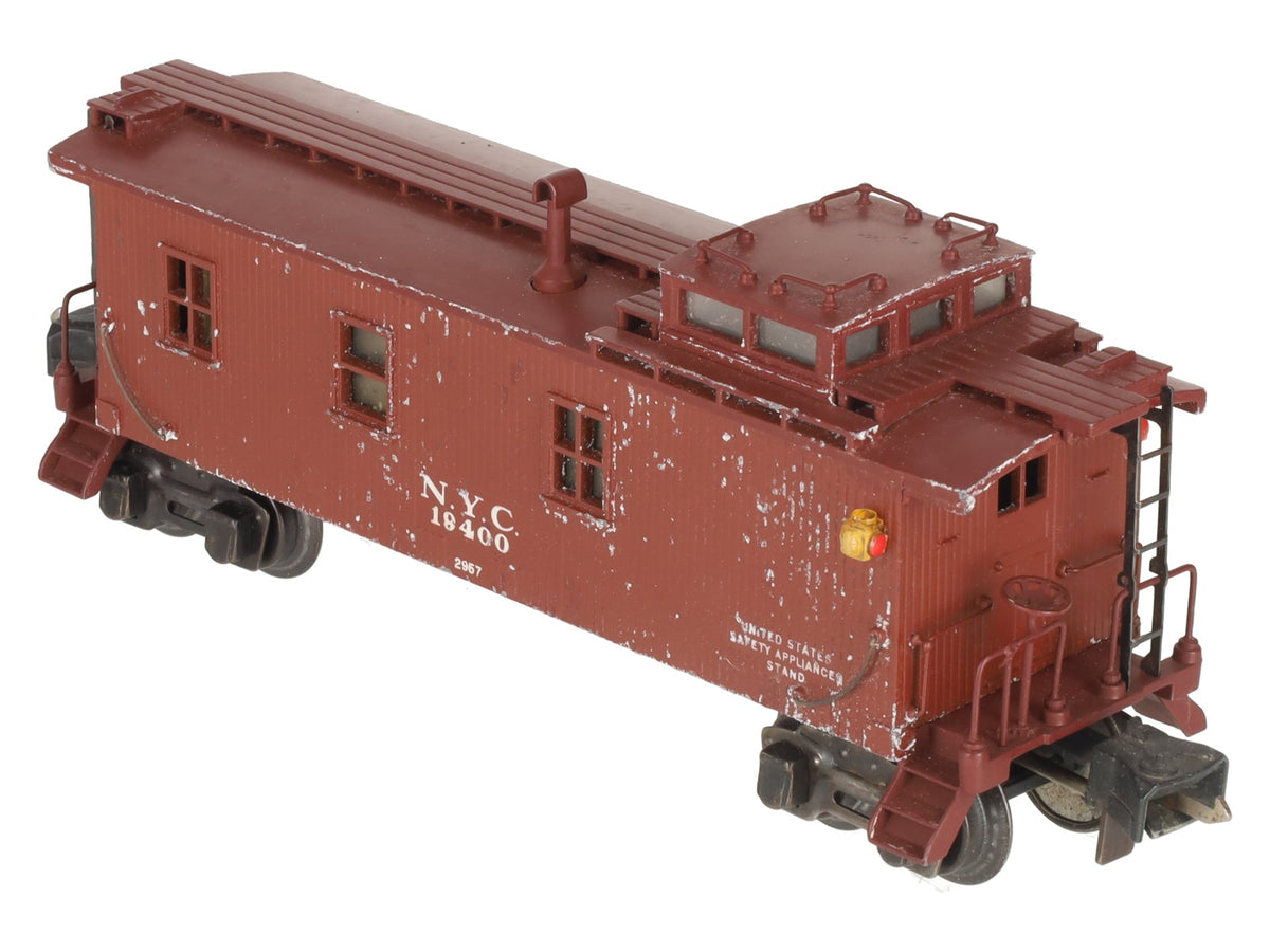 Lionel 2957 Vintage O Prewar NYC Diecast Metal Illuminated Caboose #19400