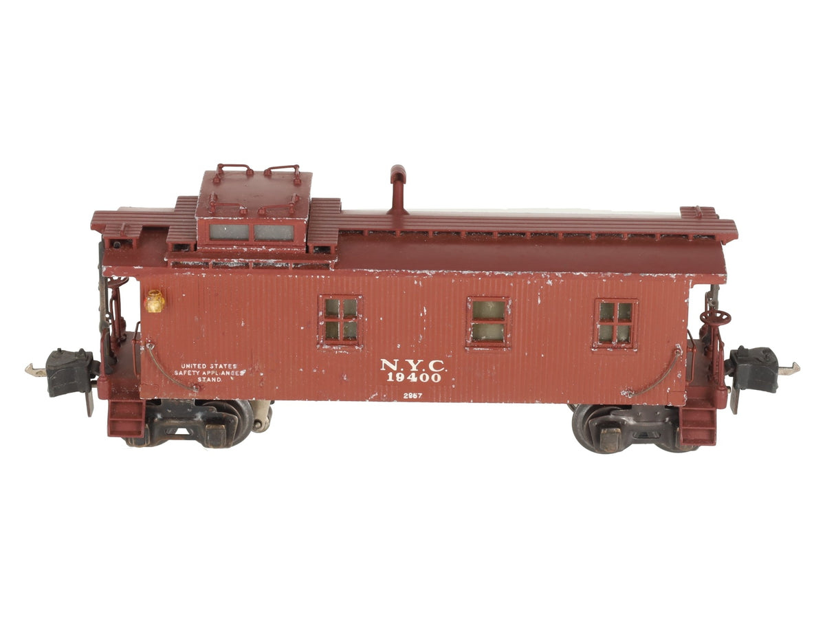 Lionel 2957 Vintage O Prewar NYC Diecast Metal Illuminated Caboose #19400