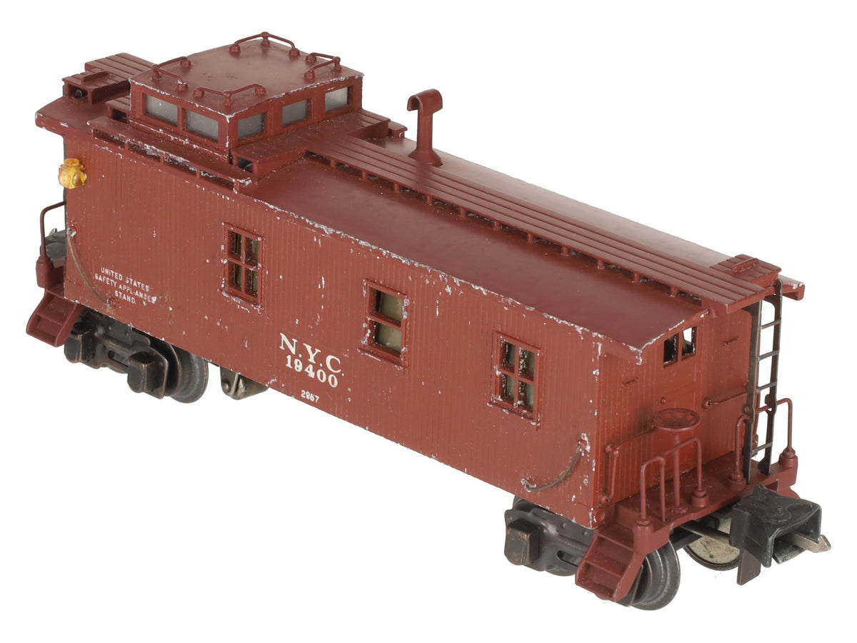 Lionel 2957 Vintage O Prewar NYC Diecast Metal Illuminated Caboose #19400