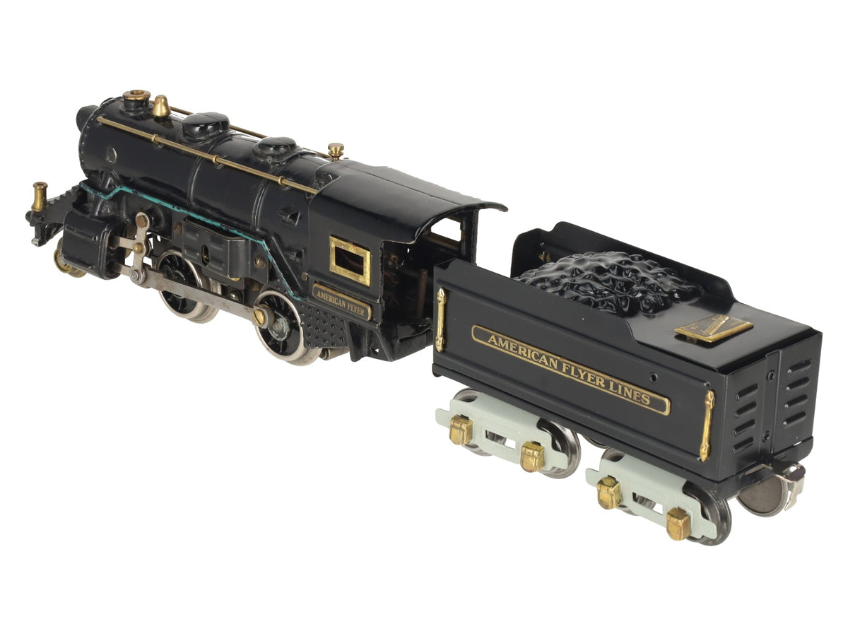 American Flyer 3190 Vintage O Gauge 2-4-0 Diecast Steam Locomotive & Tender