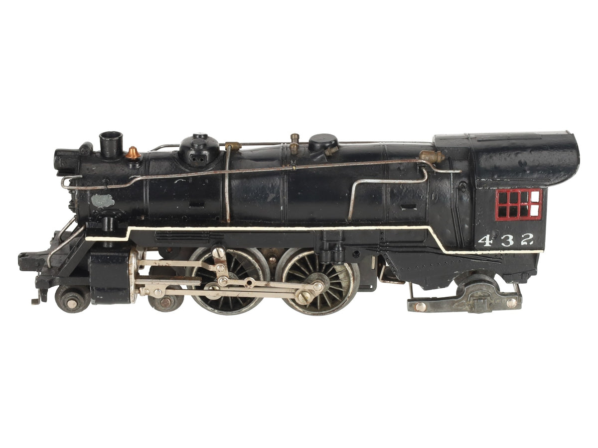 American Flyer 432 Vintage O Prewar 4-4-2 Diecast Steam Locomotive