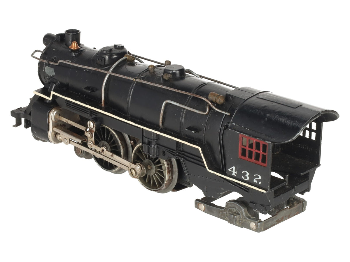 American Flyer 432 Vintage O Prewar 4-4-2 Diecast Steam Locomotive